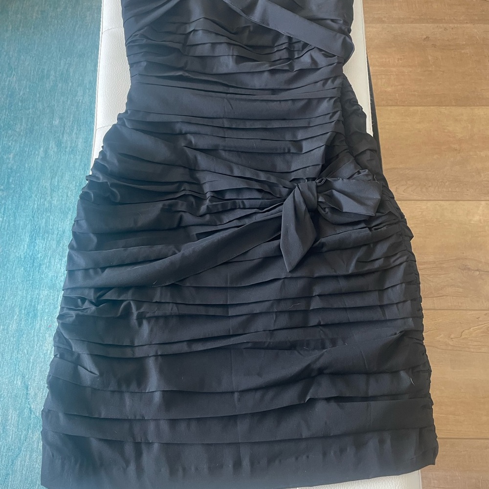 Express Elegant Black Strapless Dress